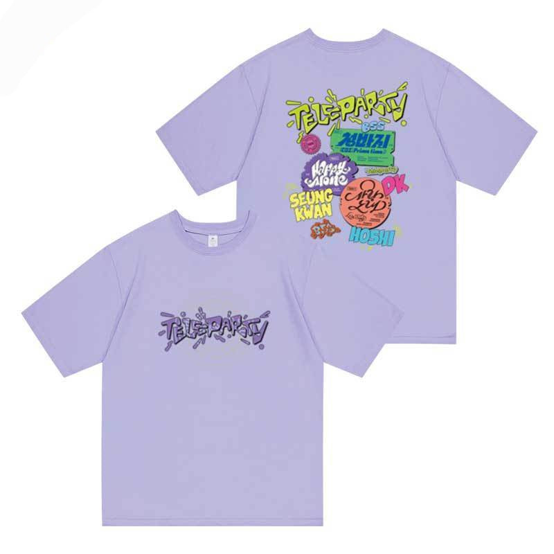SEVENTEEN MERCH BSS TELEPARTY T-SHIRT 2025 100% COTTON (various colors)