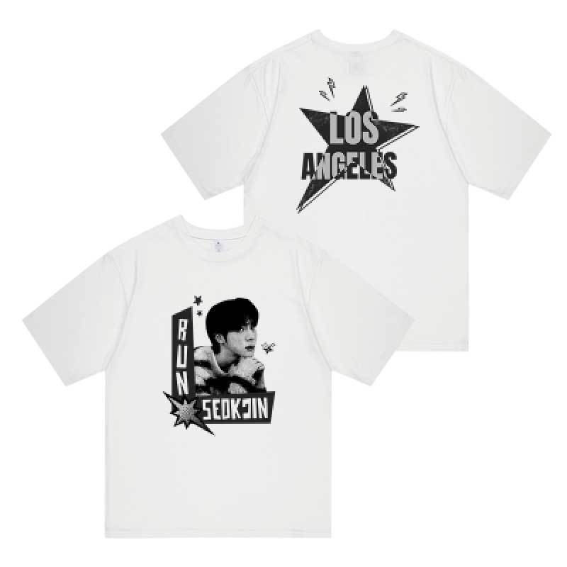 JIN RUNSEOKJIN TOUR T SHIRTS 100% COTTON