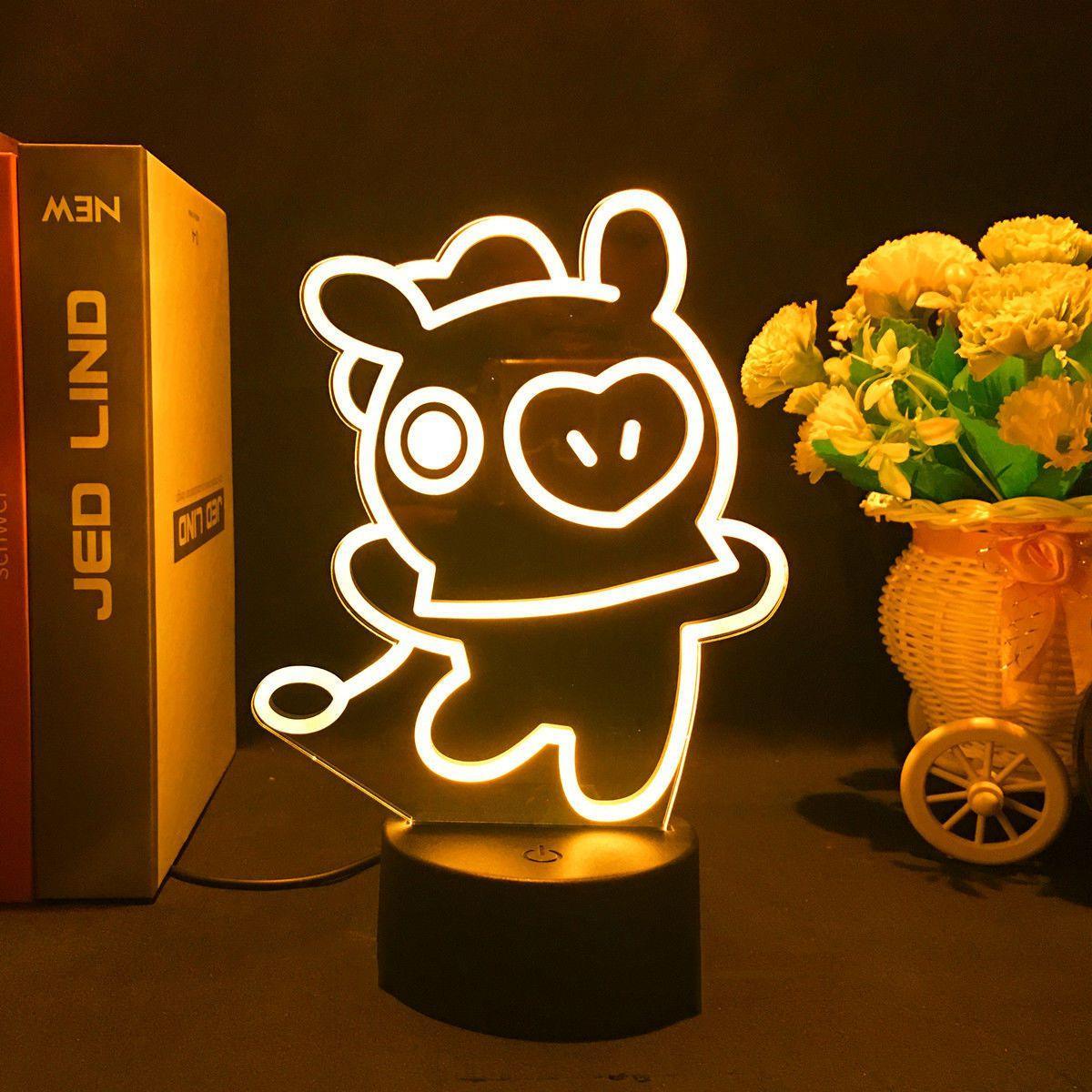 BT21 LAMP LED COLOR CHANGING LIGHT (16 COLORS) WITH REMOTE CONTROL