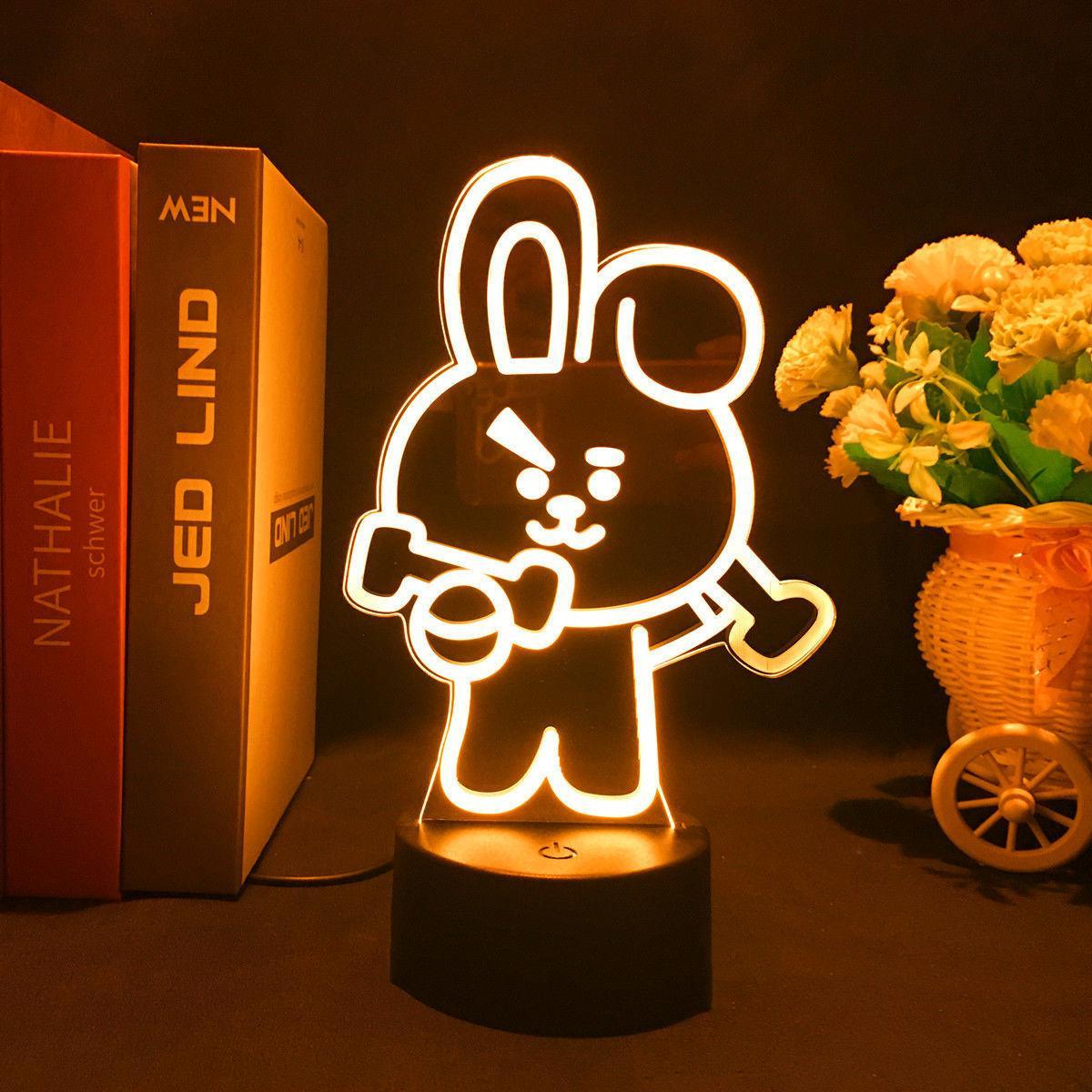 BT21 LAMP LED COLOR CHANGING LIGHT (16 COLORS) WITH REMOTE CONTROL