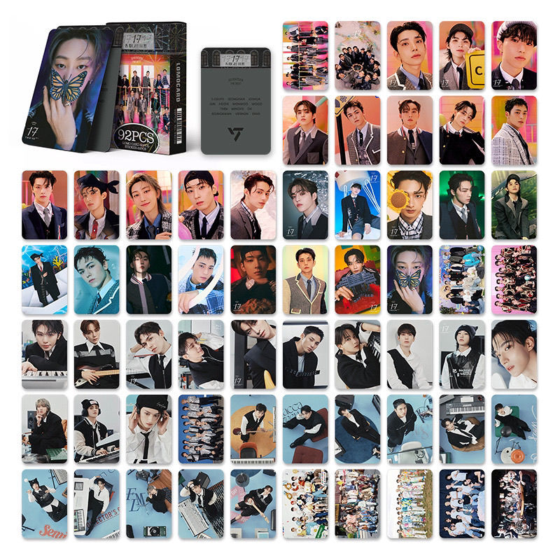 SEVENTEEN MERCH 17 Is Right Here92 PIECES KIT (60 PHOTOCARDS + 32 STICKERS)