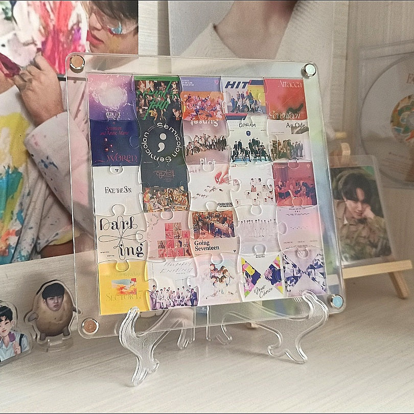 SEVENTEEN MERCH  ALBUMS DECORATIVE PUZZLE(2 sizes)