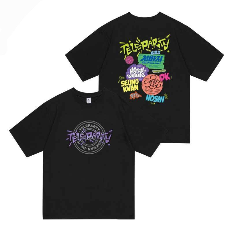 SEVENTEEN MERCH  BSS TELEPARTY T-SHIRT 2025 100% COTTON (various colors)