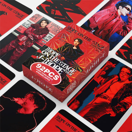 JHOPE “HOPE ON THE STAGE” 92 PCS (60 PHOTOCARDS + 32 STICKERS)