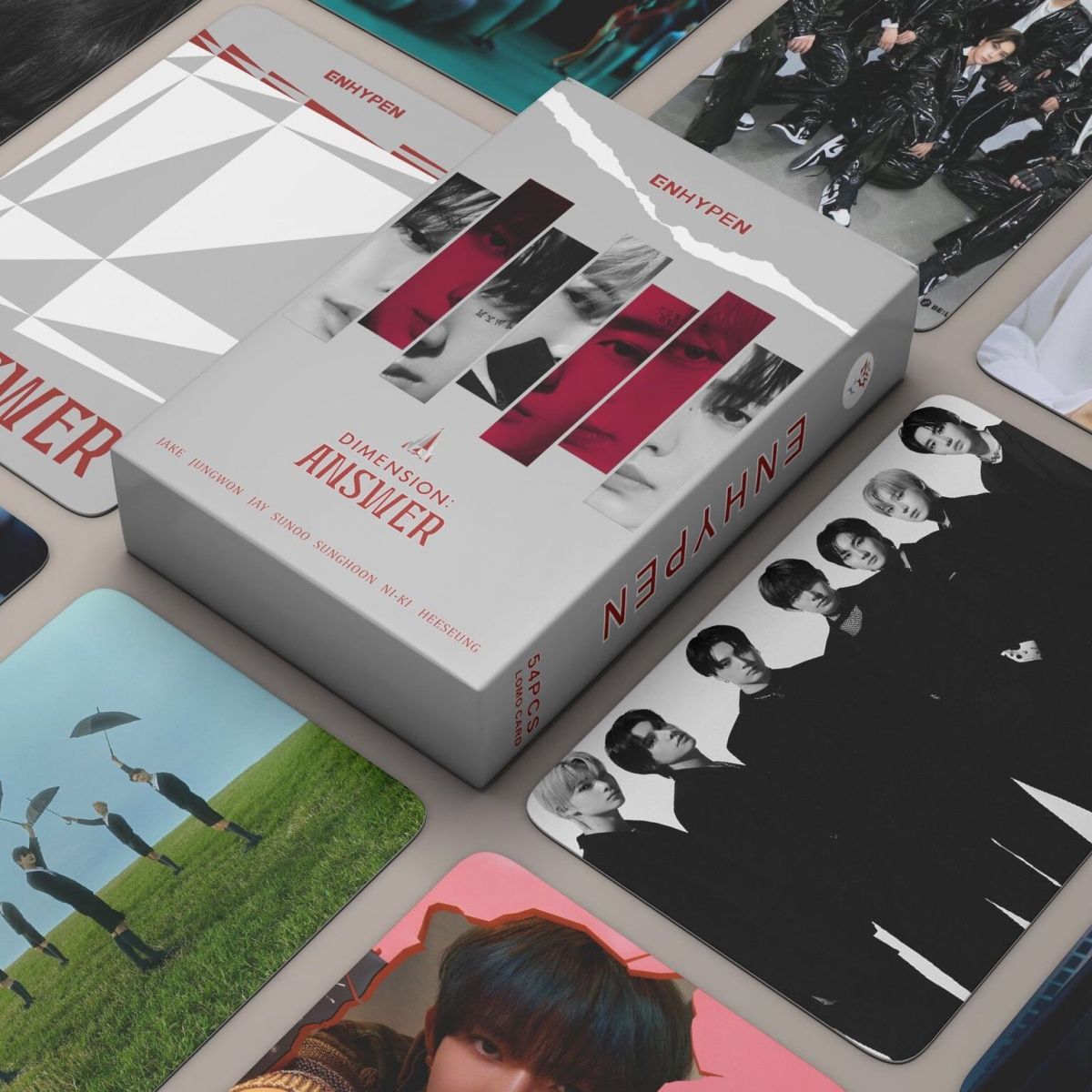 PHOTOCARDS ENHYPEN DIMENSION: ANSWER 55 PCS