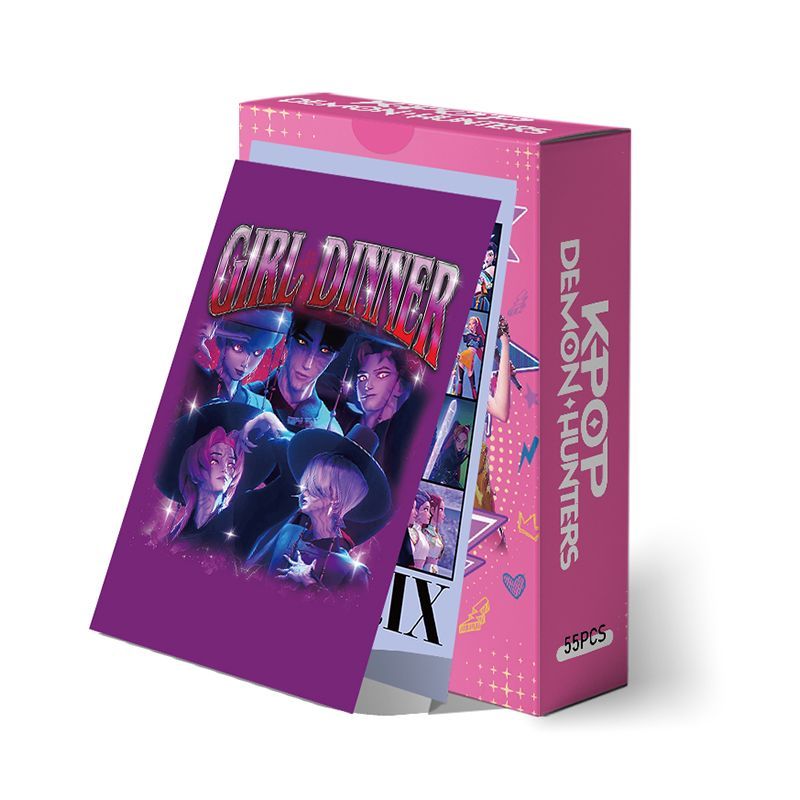 KPOP DEMON HUNTERS HUNTR/X SAJA BOYS PHOTOCARDS 55 PCS