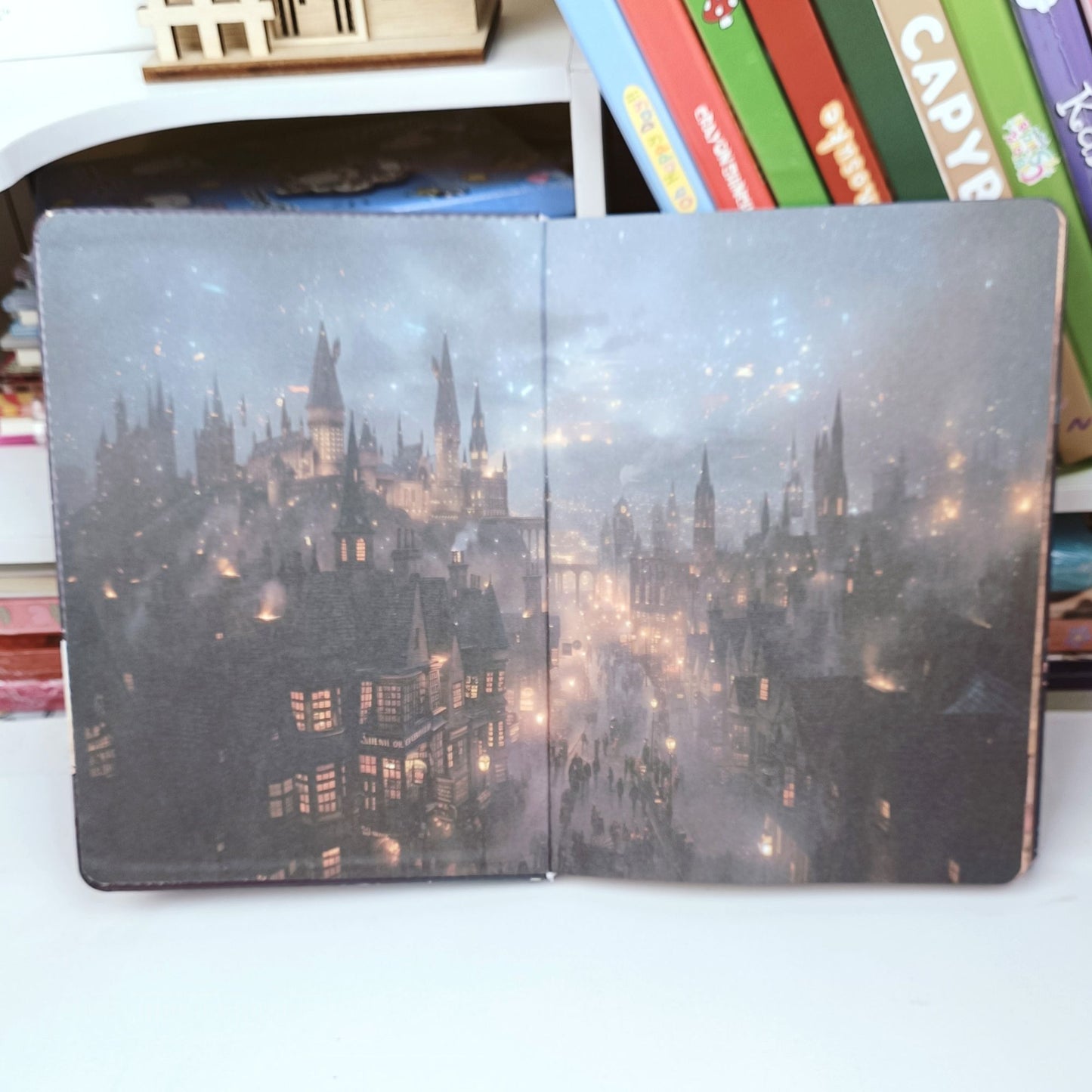HARRY POTTER NOTEBOOK WITH DECORATED PAGES PAPERBACK