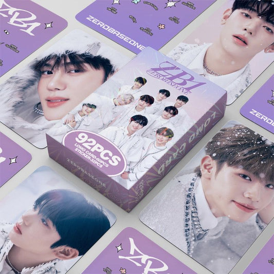 ZB1 ZEROBASEONE PHOTOCARDS + STICKERS 92 PCS