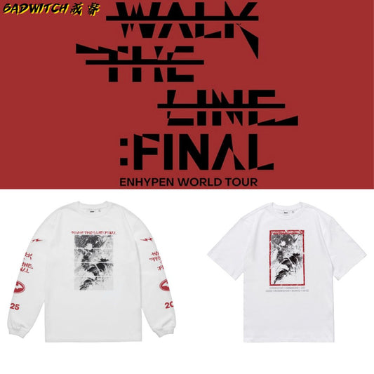 ENHYPEN T-SHIRT WALK THE LINE THE FINAL 100% COTTON