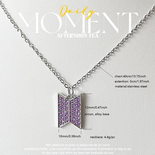 BTS NECKLACES STAINLESS STEEL (2 options)