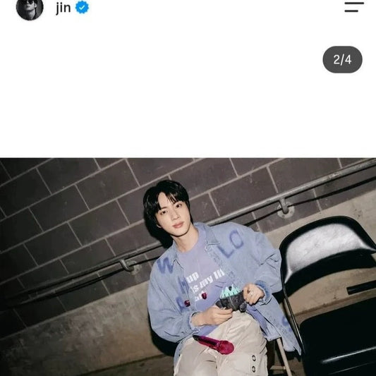 BTS ARIRANG WORLD TOUR DENIM SHIRT