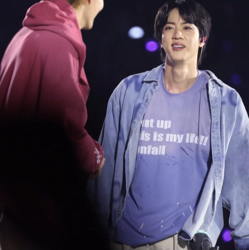 BTS ARIRANG WORLD TOUR DENIM SHIRT