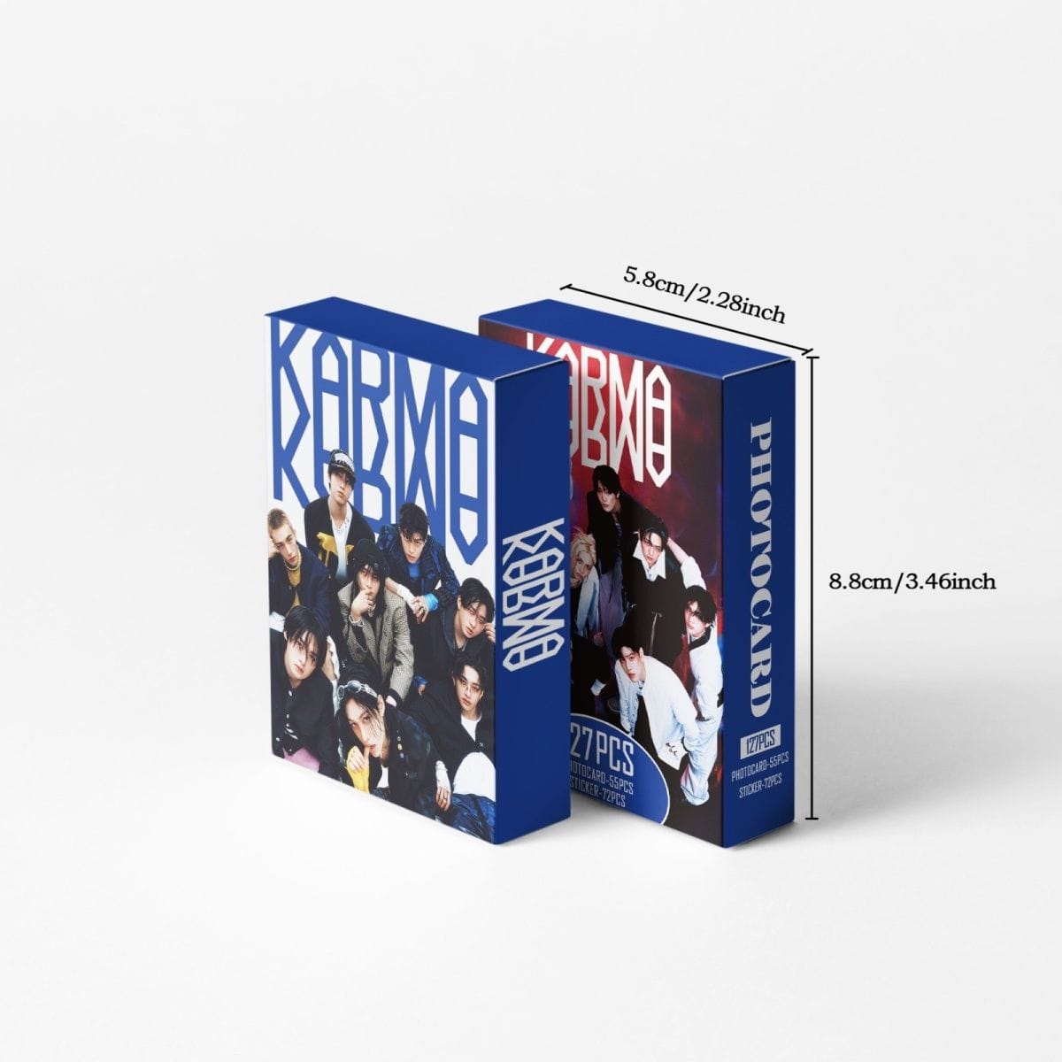 PHOTOCARDS STRAY KIDS KARMA 127 PÇS(55 Cards+ 72 Stickers)