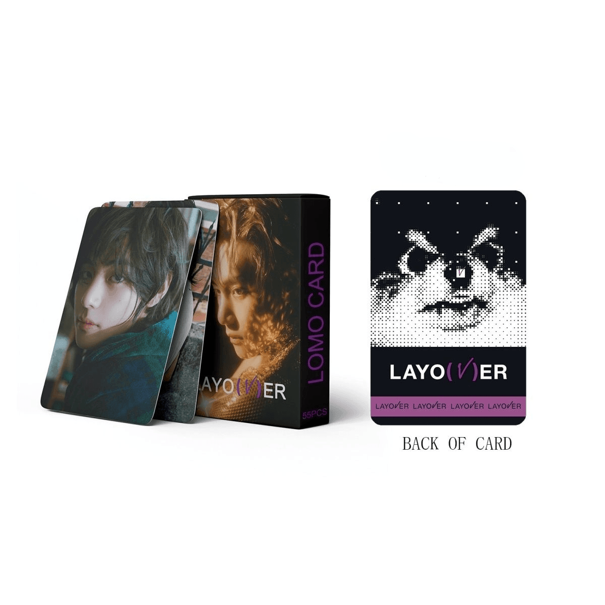 PHOTOCARDS V LAYOVER 55 PCS