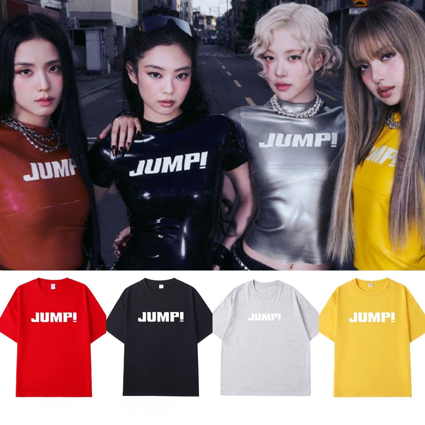 BLACKPINK DEADLINE JUMP T-SHIRTS 100% COTTON